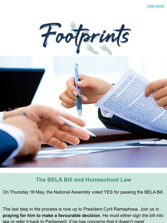 — -  The BELA Bill and Homeschool Law - UPDATE