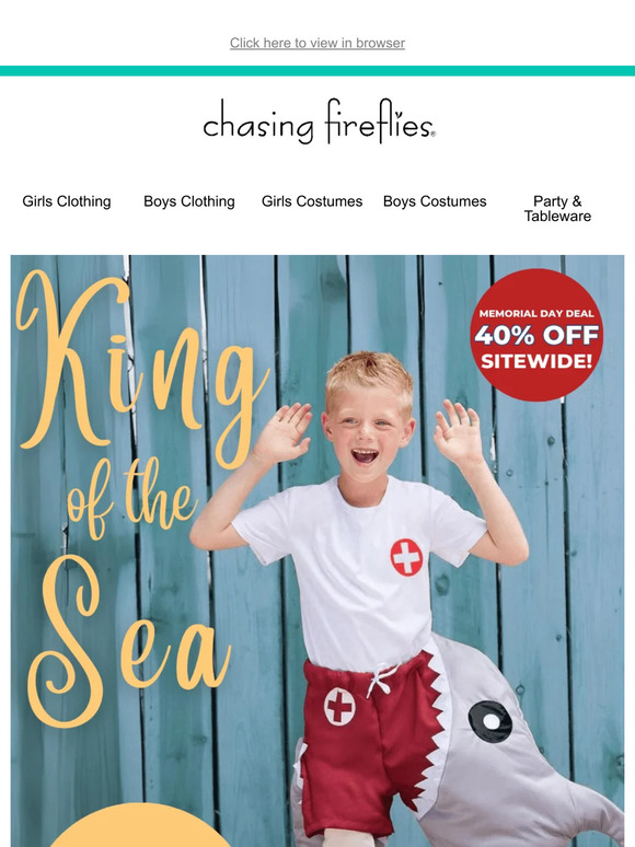 King of the Sea 👑🌊 Shop All Things Sharks with 40% Off!
