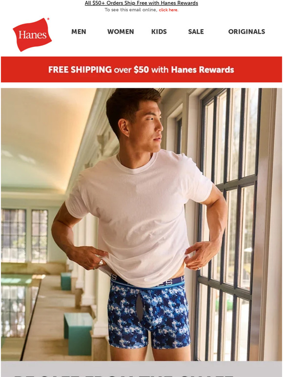 Hanes Email Newsletters Shop Sales, Discounts, and Coupon Codes