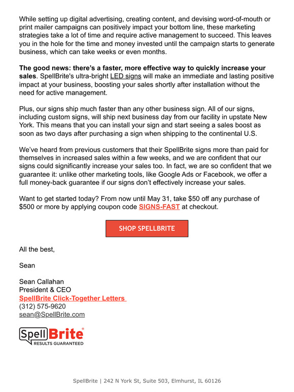 The Fastest Way to Increase Sales