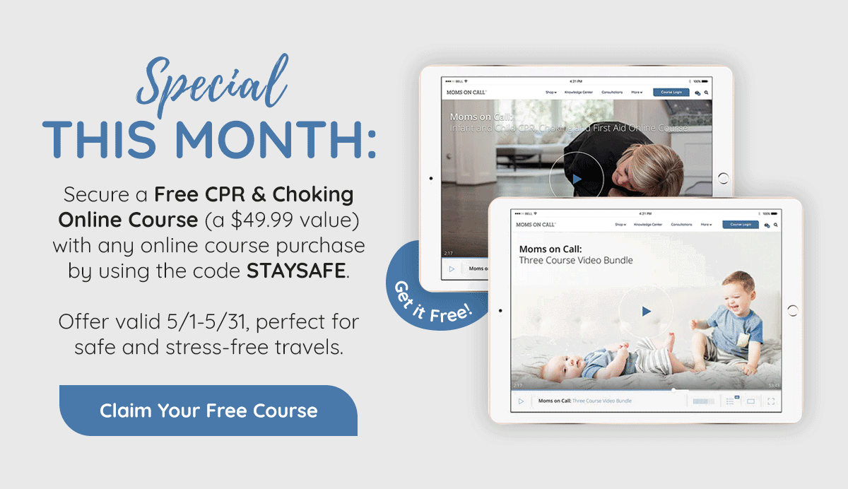 Special This Month: Secure a Free CPR & Choking Online Course (a $49.99 value) with any online course purchase by using the code STAYSAFE. Offer valid 5/1-5/31, perfect for safe and stress-free travels.