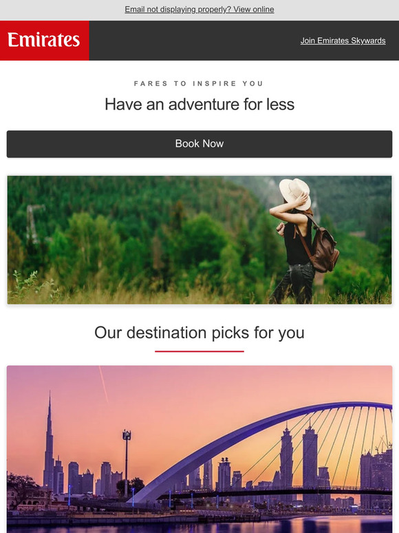 Explore new destinations with these special fares