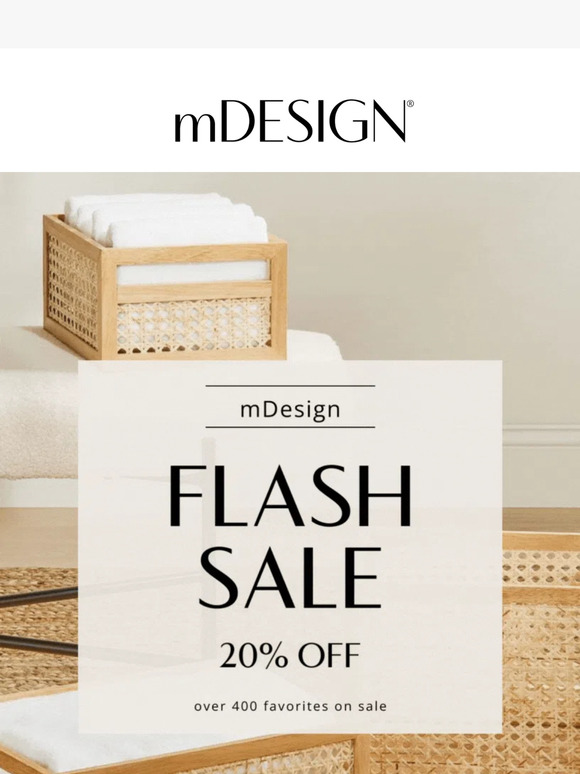 Hurry, 20% off flash sale!