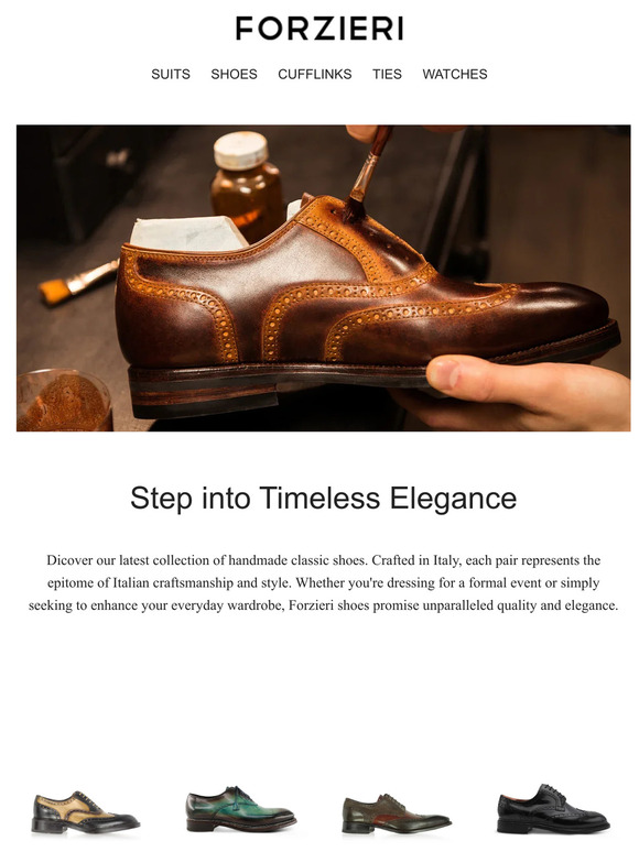 Discover the Elegance of Forzieri Handmade Classic Shoes