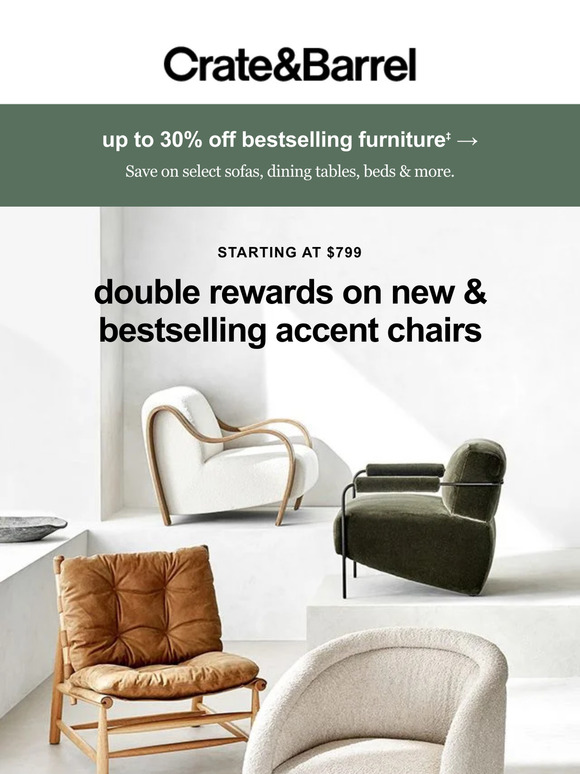 Crate and Barrel Email Newsletters Shop Sales, Discounts, and Coupon Codes