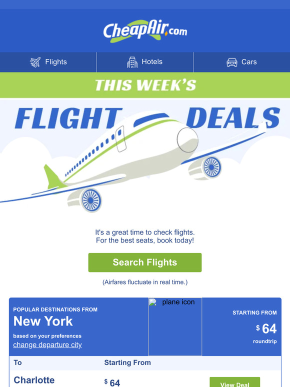 64 Roundtrip from New York Milled