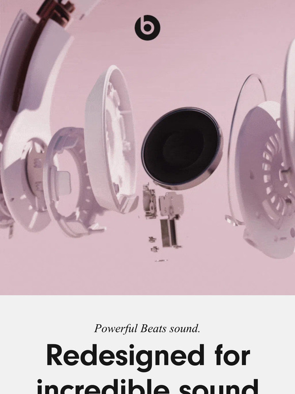 Redesigned for incredible sound