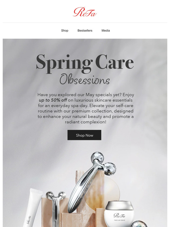 Have you seen ReFa's Spring Obsessions? 🤍✨