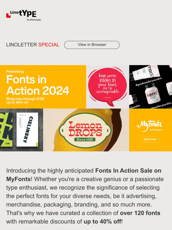 ✅ Fonts In Action Sale