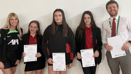 Congratulations to students from Formby High School for receiving their qualifications