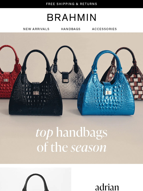 Brahmin Handbags Email Newsletters Shop Sales, Discounts, and Coupon Codes