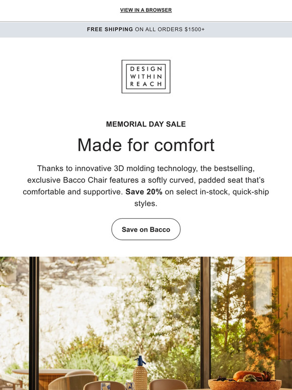 Design Within Reach Employee Discount Design Within Reach Email Newsletters: Shop Sales, Discounts, and