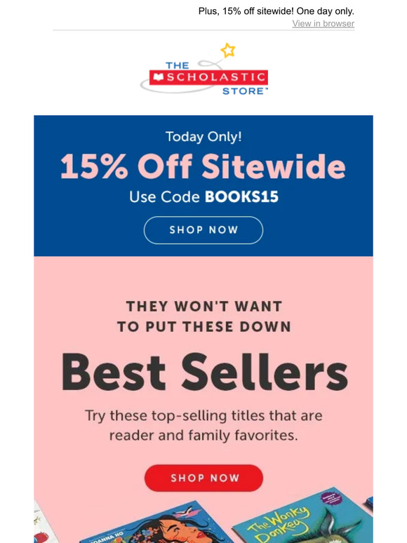 The Scholastic Store Online: Trending Now: Best Sellers For All Ages ...