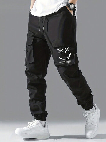 Smile Multi Pocket Cargo Pants