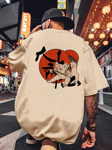 Japanese Style Cat T-Shirts