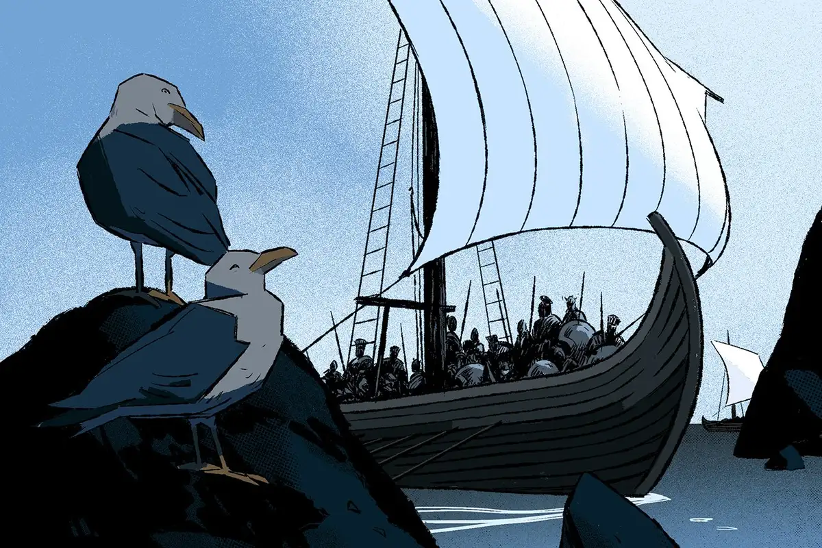 Who were the enigmatic Sea Peoples blamed for the Bronze Age collapse?. Image leads to article.
