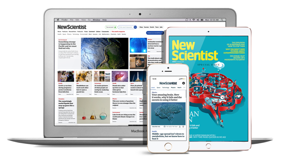 New Scientist bundle shot. Image links to offer.