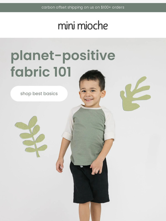 Planet-positive fabric 101 🌿