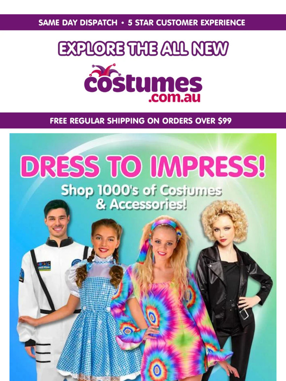 Grab 1000's Of Costumes & Accessories!