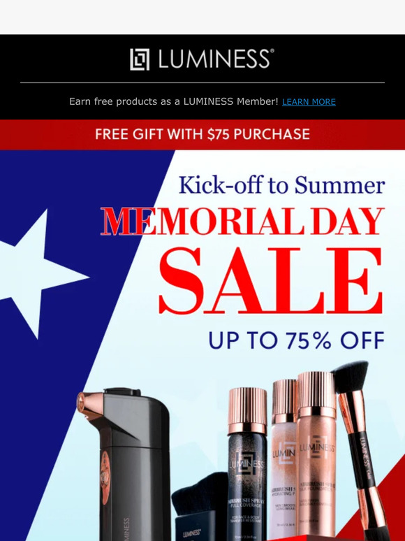 📣 Memorial Day Sale STARTS NOW!