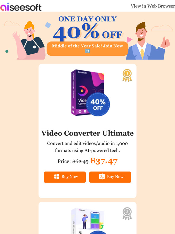 📣Mid-of-the-Year Sale! Starts Now