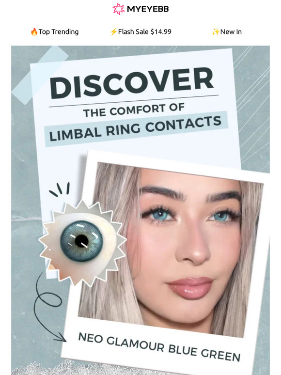 Discover the Comfort of Limbal Contacts🥰