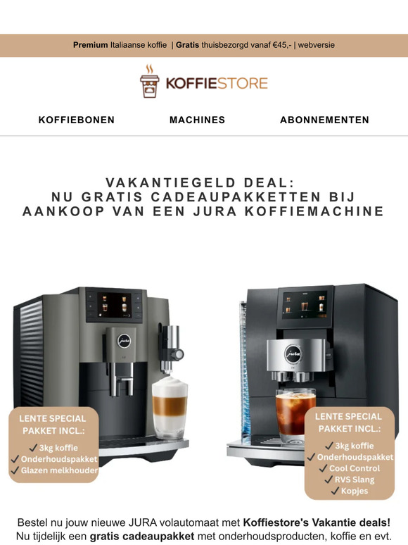 Vakantiegeld binnen? Upgrade je koffie-ervaring met onze topdeals!