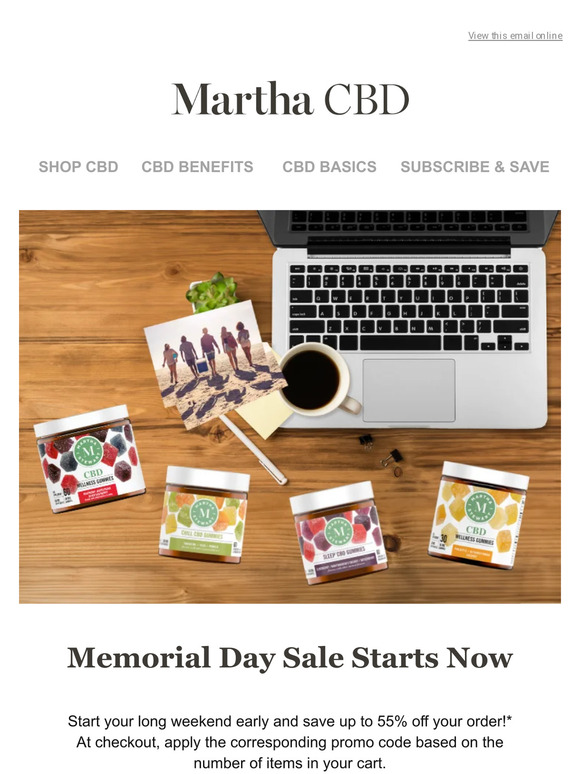 Save up to 55% off your order!*