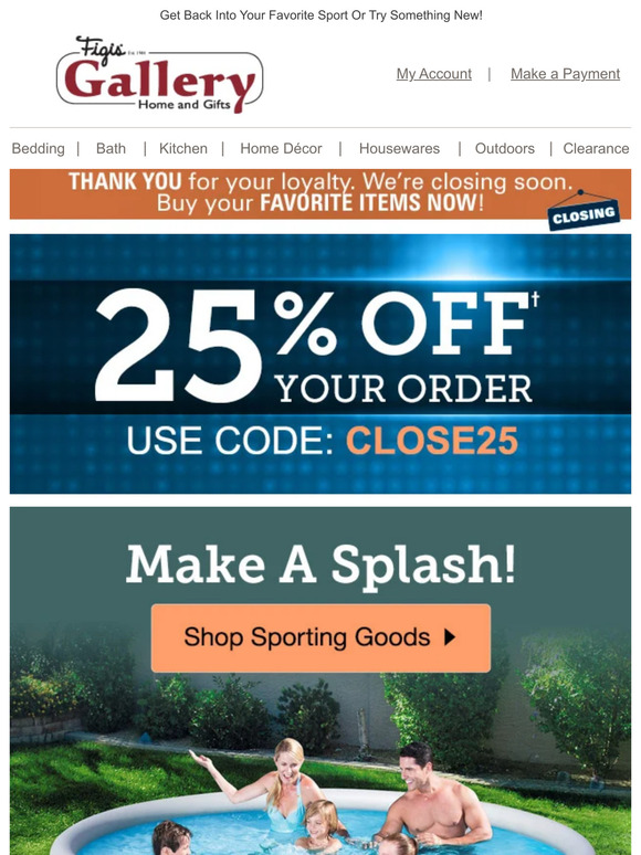 SCORE! Sporting Goods Are 25% Off!