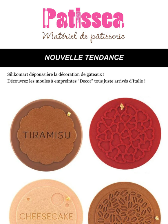 🚨Nouvelle tendance pâtisserie : les moules décor