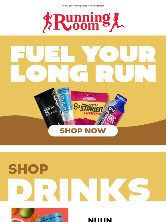 Running Room Canada: Fuel Your Long Runs! Shop Our Top Nutrition | Milled