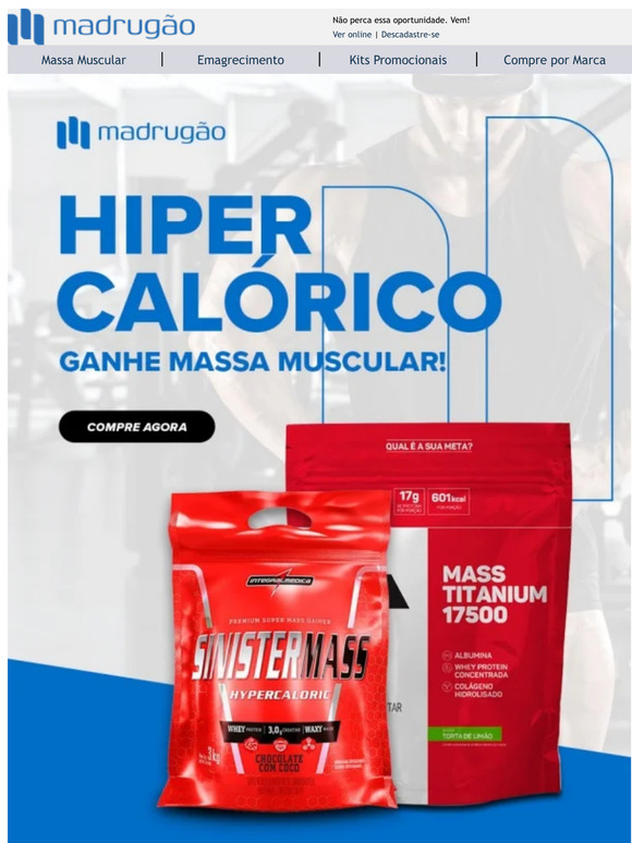 #SEXTOU com Hipercalóricos em Promoção: Vem conferir!