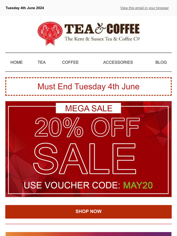 May's MEGA 20% OFF Sale is Here! 🎉