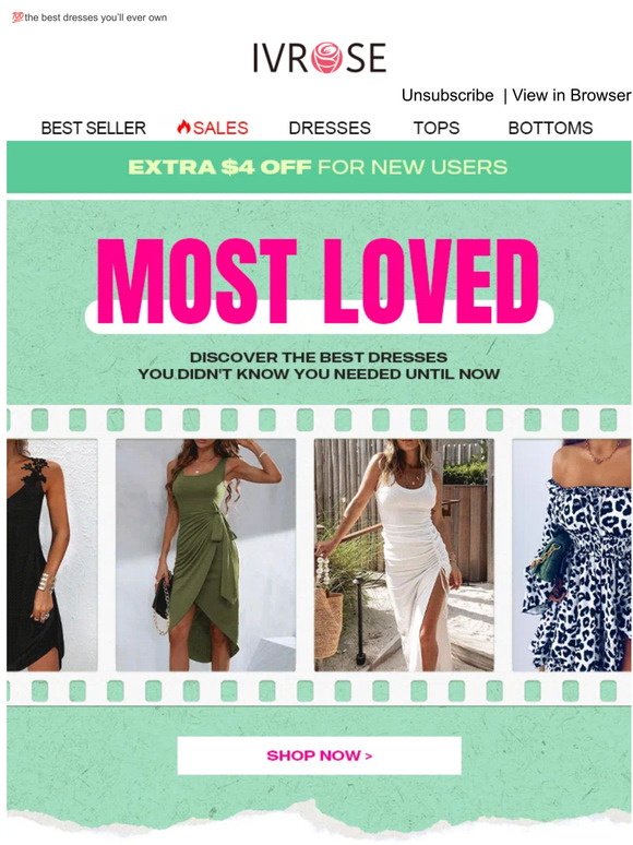 $4 OFF orders $39+, Your First Order