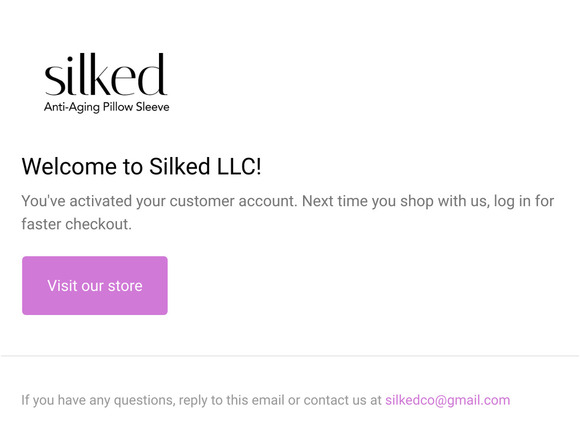Customer account confirmation