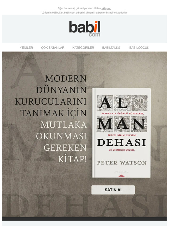Modern dünyanın kurucularını tanımak için mutlaka okunması gereken kitap!