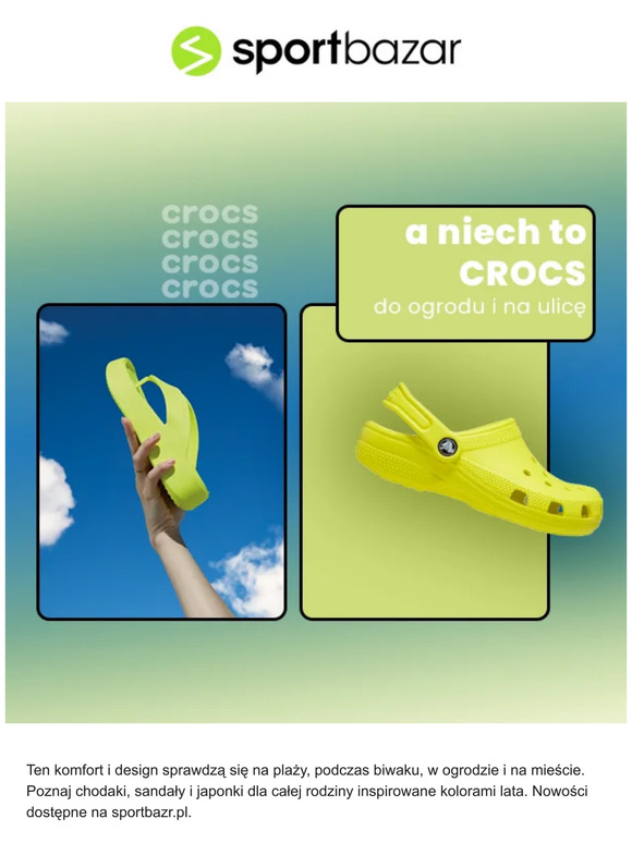 CROCS 💛 kolekcja inspirowana słońcem