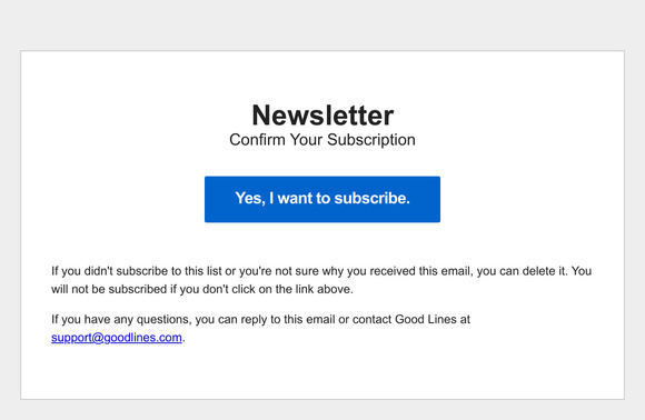 Confirm Your Subscription