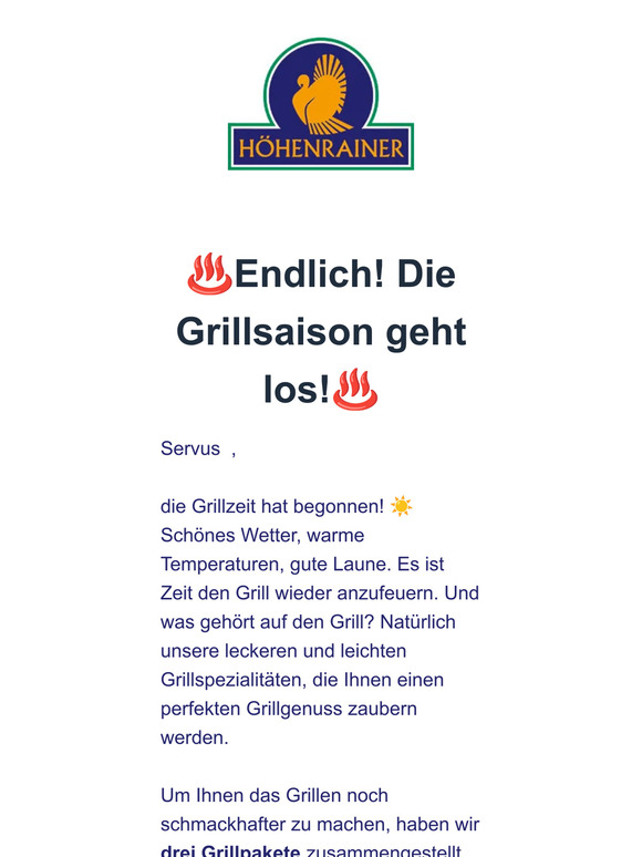Haben Sie Ihren Grill schon angeheizt?