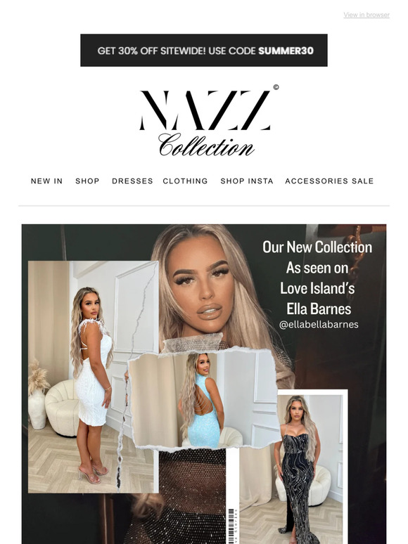 🌴Love Islands Ella Barnes x Nazz Collection 😍