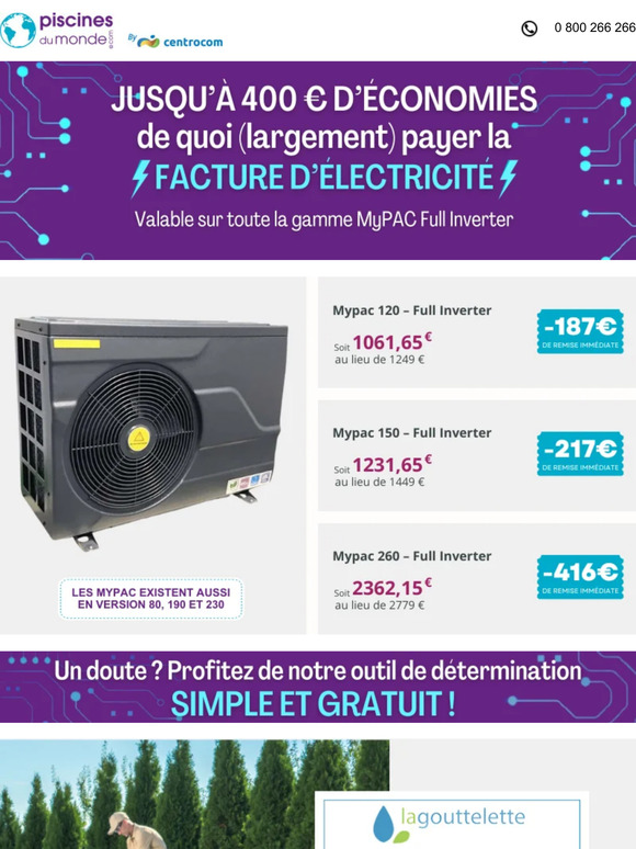 -15% sur les pompes à chaleur