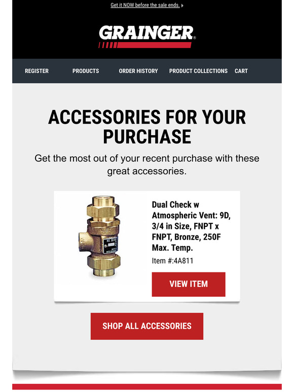 Grainger Email Newsletters Shop Sales, Discounts, and Coupon Codes