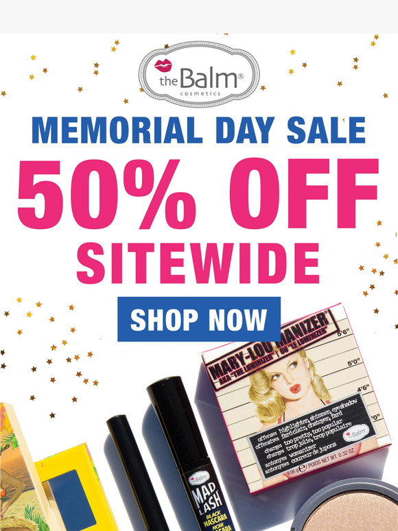 🚨 50% Off Everything: theBalm's Flash Sale Starts NOW!
