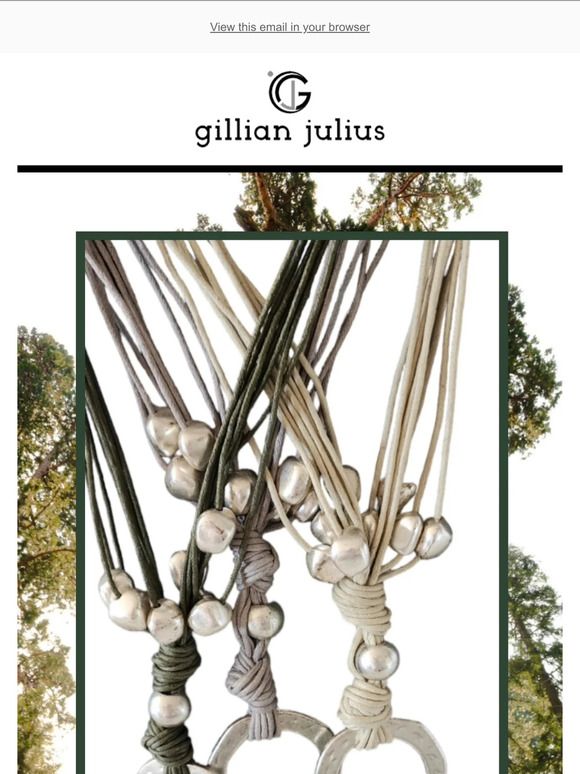 GILLIAN JULIUS It's Neck & Neck on our favorite NECKLACES TAKE 25% CODE:NECK25