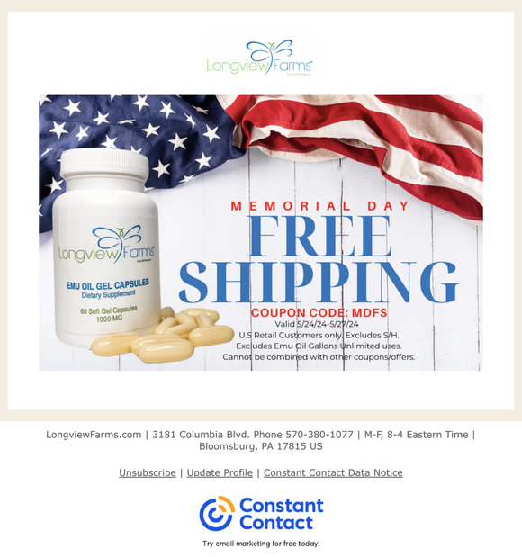 Free Shipping!