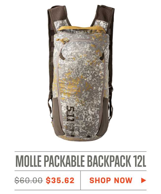 MOLLE PACKABLE BACKPACK 12L
