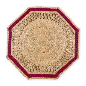 Octagonal Placemat (Red)