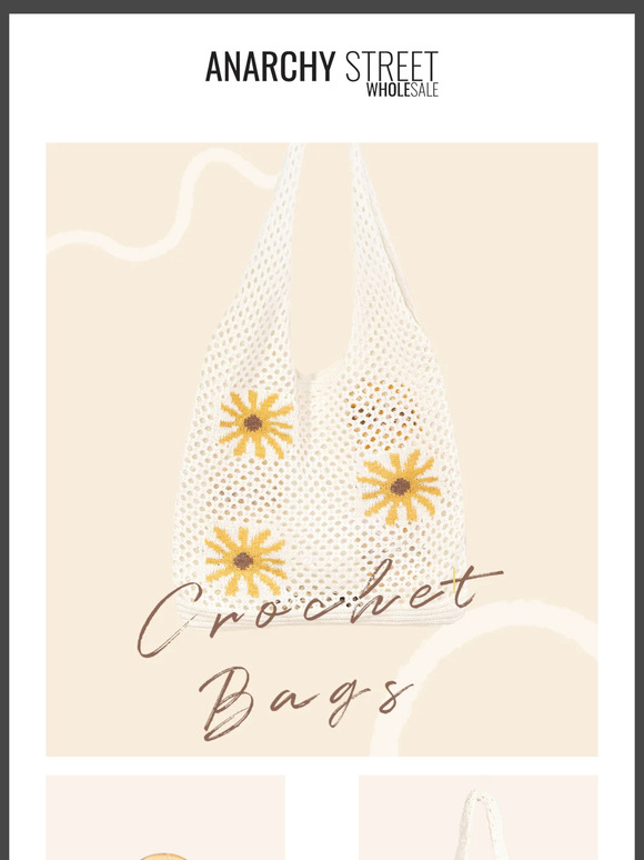 Accessorize in Style: Crochet Bags & Acetate!😍💗