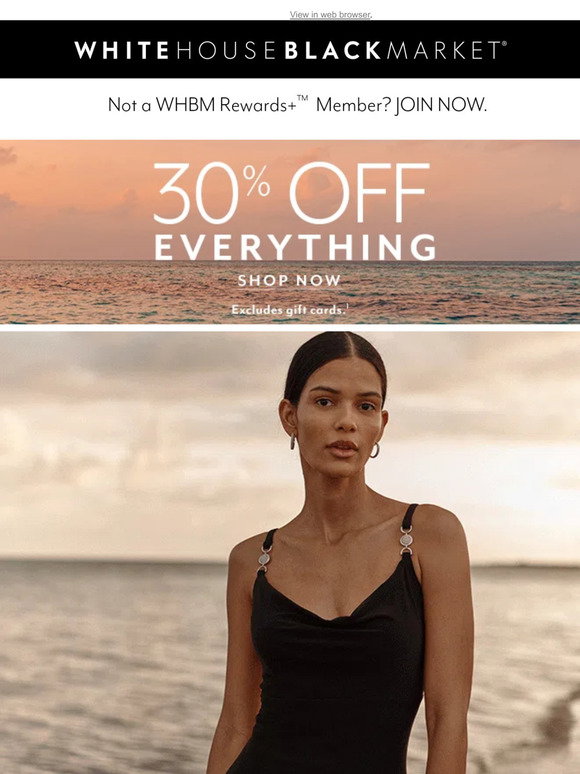 White House Black Market Email Newsletters: Shop Sales, Discounts, and ...