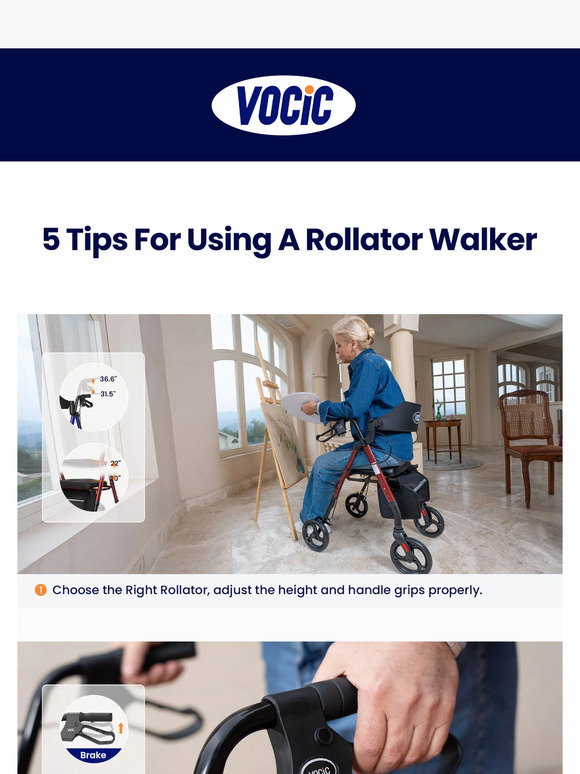 MATESIDE: How to Use Rollator Walker Safely and Effectively? | Milled